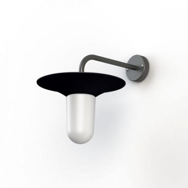 Mattglas samtschwarz